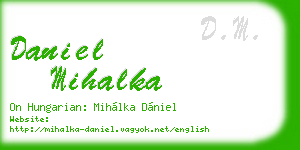 daniel mihalka business card